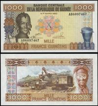 Gwinea, 1.000 franków, 1985