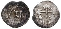 denar 1250-1325, Krzyż łaciński z ramionami zako