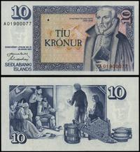 10 koron 29.03.1961 (1981), seria A, numeracja 0