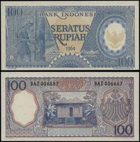 100 rupii 1964, seria BAT, numeracja 006667, pię