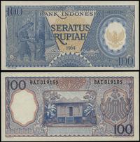 100 rupii 1964, seria BAT, numeracja 019105, pię