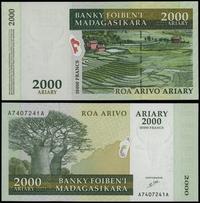 10.000 franków = 2.000 ariary (2003), seria A-A,