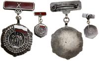Medal 10-lecia Polski Ludowej + miniatura 1955, 