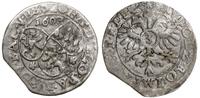 3 krajcary 1607, moneta z końcówki blaszki, Saur