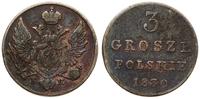 Polska, 3 grosze, 1830 FH