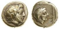hekte ok. 377-326 pne, Aw: Głowa Dionizosa w wie