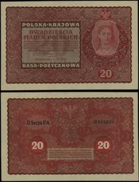 20 marek polskich 23.08.1919, seria II-FA, numer