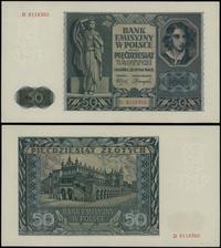 50 złotych 1.08.1941, seria D, numeracja 8118360