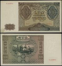 100 złotych 1.08.1941, seria A, numeracja 610974