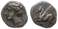 drachma IV w. pne, Aw: Pegaz lecący w lewo, poni