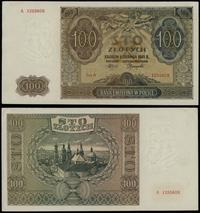 100 złotych 1.08.1941, seria A, numeracja 125560