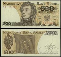 500 złotych 1.06.1982, seria FG, numeracja 15189