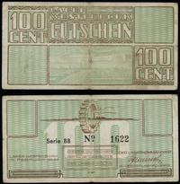 100 centów 15.02.1944, seria BB, numeracja 1622,