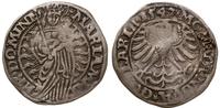 grosz maryjny 1547, Aw: Maryja z Dzieciątkiem, l