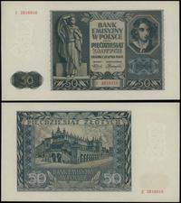 50 złotych 1.08.1941, seria E, numeracja 2816916