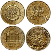 Polska, kompletny zestaw monet dwuzłotowych z rocznika 1998