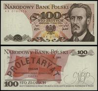 100 złotych 17.05.1976, seria AK, numeracja 0180