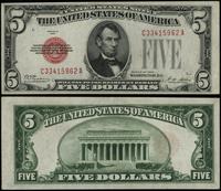 5 dolarów 1928, seria C33415962A, czerwona piecz