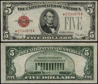 5 dolarów 1928, seria zastępcza *07149879A, czer