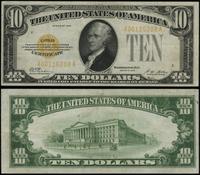 10 dolarów 1928, seria A00116208A, żółta pieczęć