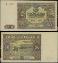 50 złotych 15.05.1946, seria C, numeracja 443305