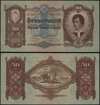 50 pengö 1.10.1932, seria D 208, numeracja 04514