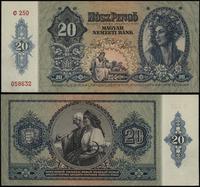 20 pengö 15.01.1941, seria C 250, numeracja 0586