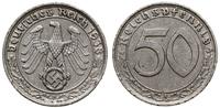 50 fenigów 1938 A, Berlin, nikiel, rzadszy typ m