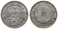 50 fenigów 1938 E, Muldenhütten, nikiel, ładnie 