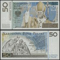 50 złotych 16.10.2006, seria JP, numeracja 09989