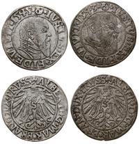 Prusy Książęce 1525-1657, zestaw 2 x grosz, 1543, 1545