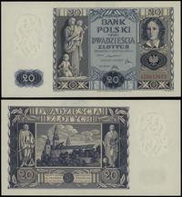 20 złotych 11.11.1936, seria AZ, numeracja 56139
