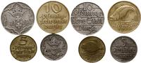 lot 4 monet, 5 fenigów 1923 oraz 5 fenigów 1932 