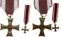 Polska, Krzyż Walecznych 1944 z miniaturą, 1960-1980