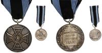 Polska, Srebrny Medal Zasłużonym na Polu Chwały z miniaturą, od 1944