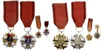 Polska, Order Sztandaru Pracy I i II klasy z miniaturami, 1952-1991