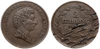Szwecja, 2 skilling banco, 1837