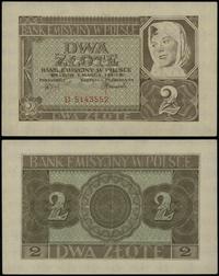 2 złote 1.03.1940, seria D, numeracja 5143552, m