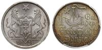1 gulden 1923, Utrecht, Koga, piękna moneta z de