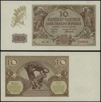 10 złotych 1.03.1940, seria N, numeracja 0386610