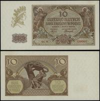 10 złotych 1.03.1940, seria N, numeracja 0386607