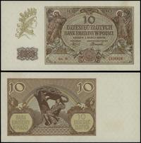 10 złotych 1.03.1940, seria N, numeracja 0386608