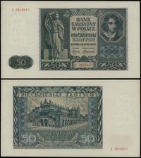 50 zlotych 1.08.1941, seria E, numeracja 2816917