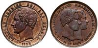 10 centymów 1853, Bruksela, wybite z okazji ślub