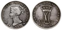 10 soldi 1815, Mediolan, srebro próby 900, monet