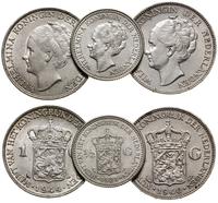 zestaw 3 monet, Utrecht i Filadelfia, 1 gulden 1