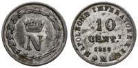 10 centesimi 1813 M, Mediolan, srebro próby 200,