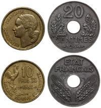 Francja, zestaw 4 monet