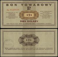 Polska, bon na 2 dolary, 1.10.1969