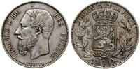 Belgia, 5 franków, 1869 A